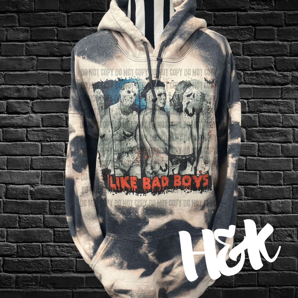 I Like Bad Boys Hoodie - H&K Reversed Creations