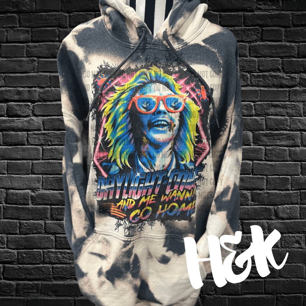 Bleached Beetlejuice Hoodie - H&K Reversed Creations