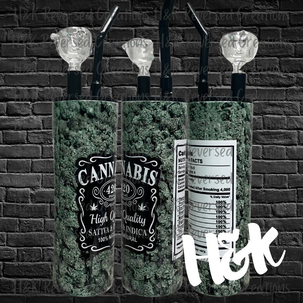 Bud Hookah Tumbler - H&K Reversed Creations