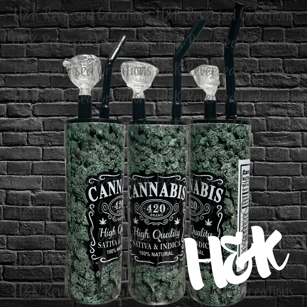 Bud Hookah Tumbler - H&K Reversed Creations