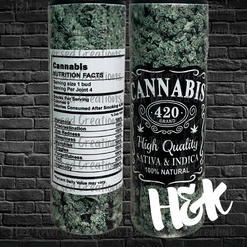 Bud Hookah Tumbler - H&K Reversed Creations