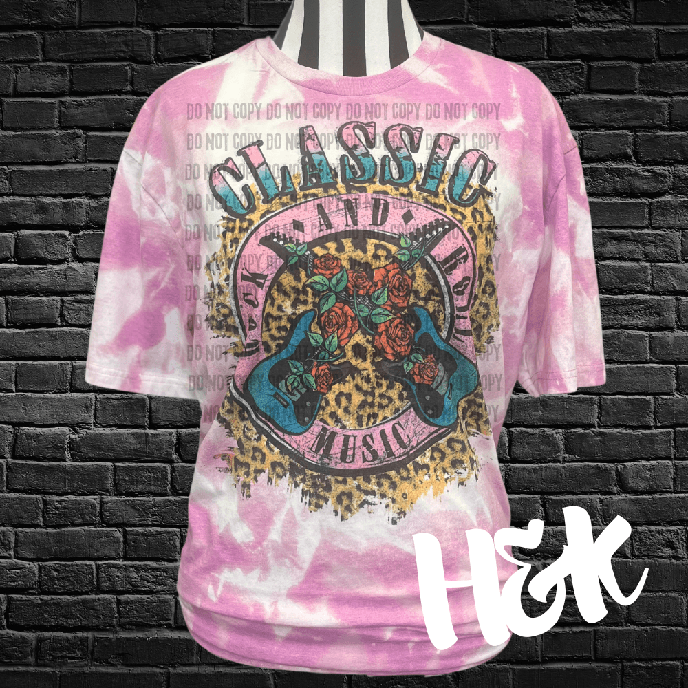 Classic Rock Bleached Tee - H&K Reversed Creations