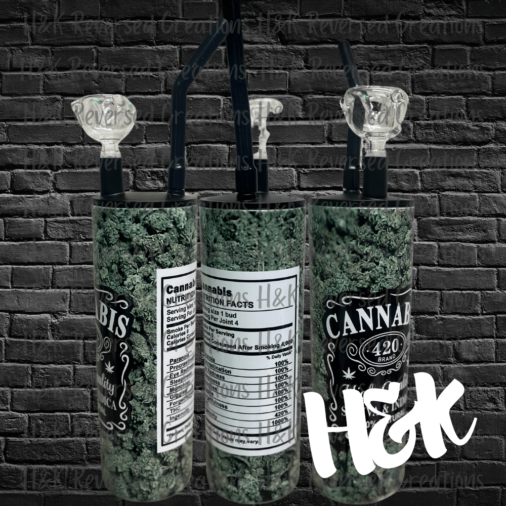 Bud Hookah Tumbler - H&K Reversed Creations