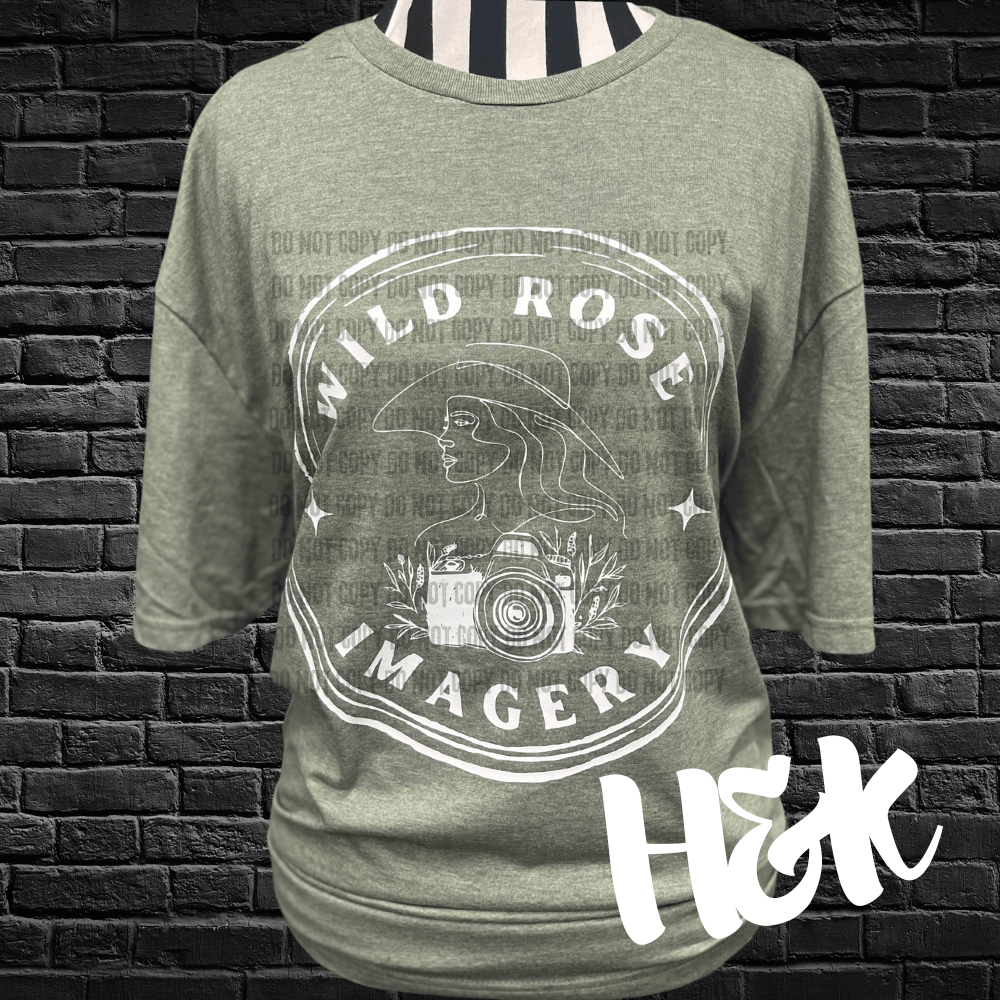 Wild Rose Imagery Tee - H&K Reversed Creations
