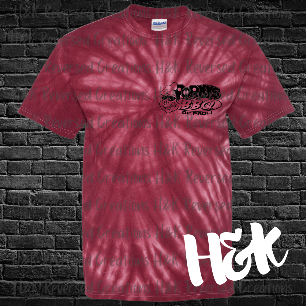 I Like Pig Butts Tie Dye T-Shirt - H&K Reversed Creations