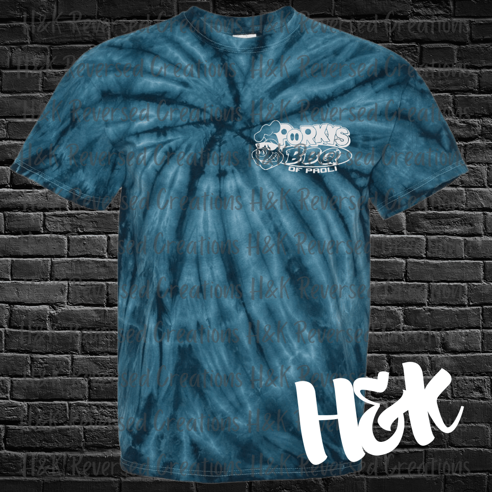 I Like Pig Butts Tie Dye T-Shirt - H&K Reversed Creations