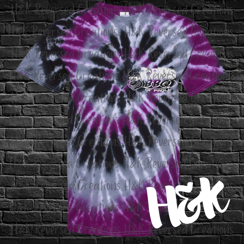 I Like Pig Butts Tie Dye T-Shirt - H&K Reversed Creations