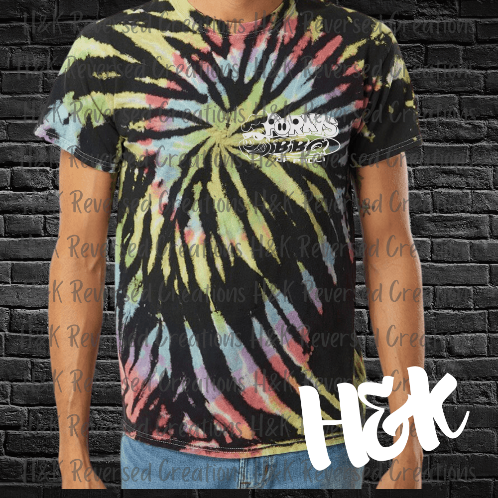 I Like Pig Butts Tie Dye T-Shirt - H&K Reversed Creations