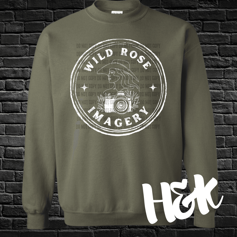 Wild Rose Crewneck - H&K Reversed Creations