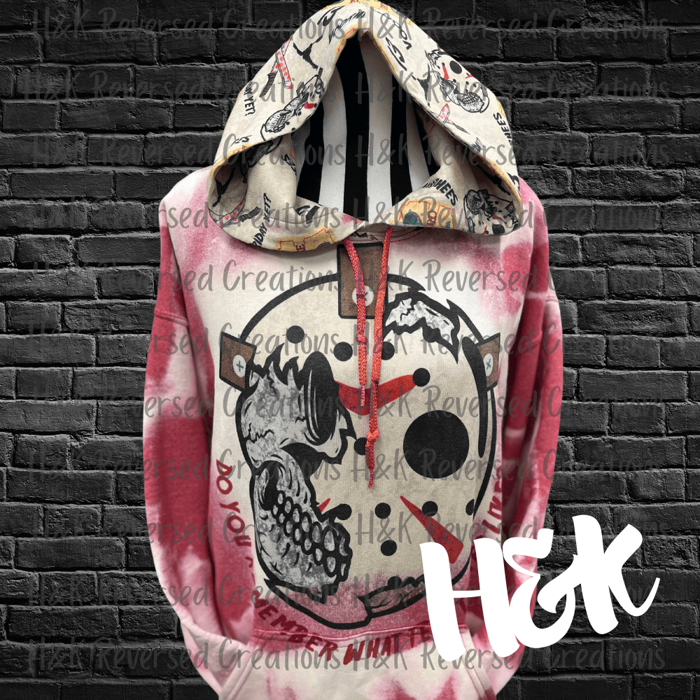 Bleached Jason Hoodie - H&K Reversed Creations