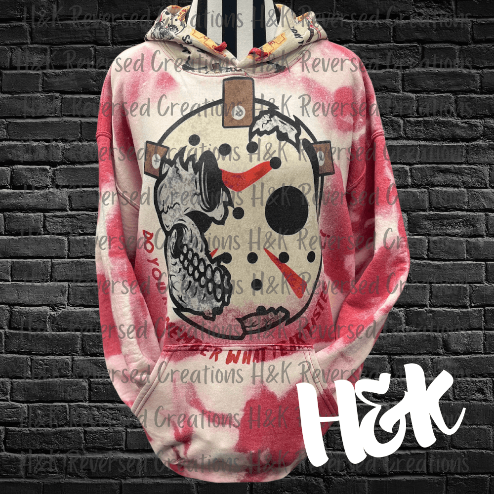Bleached Jason Hoodie - H&K Reversed Creations
