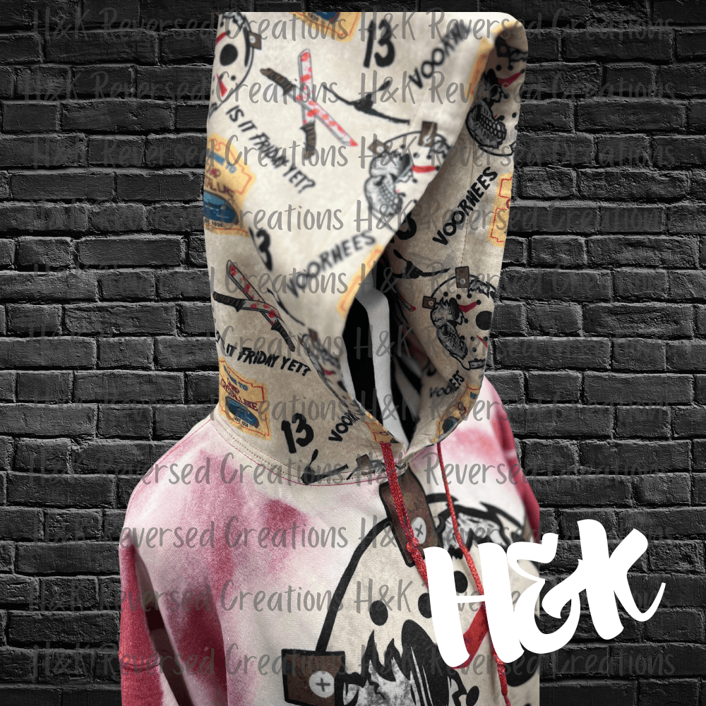 Bleached Jason Hoodie - H&K Reversed Creations