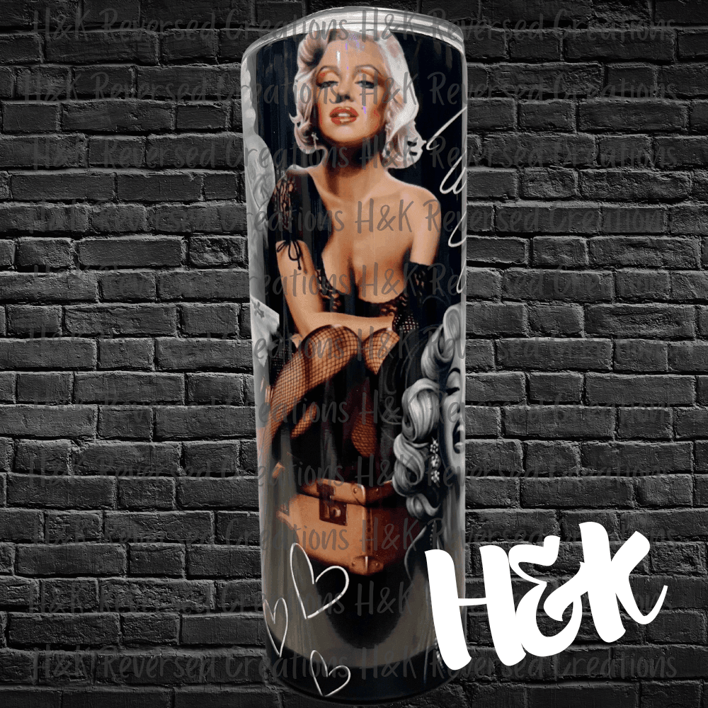 Marilyn Monroe Tumbler - H&K Reversed Creations