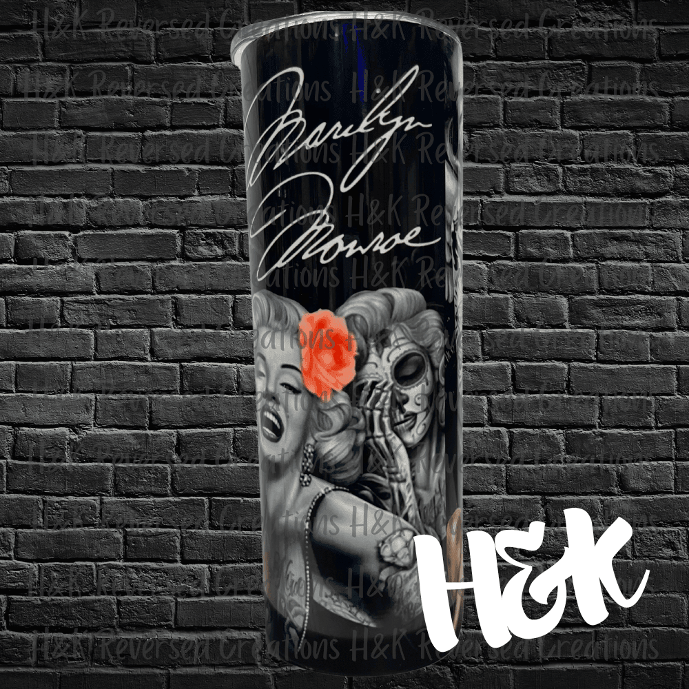 Marilyn Monroe Tumbler - H&K Reversed Creations
