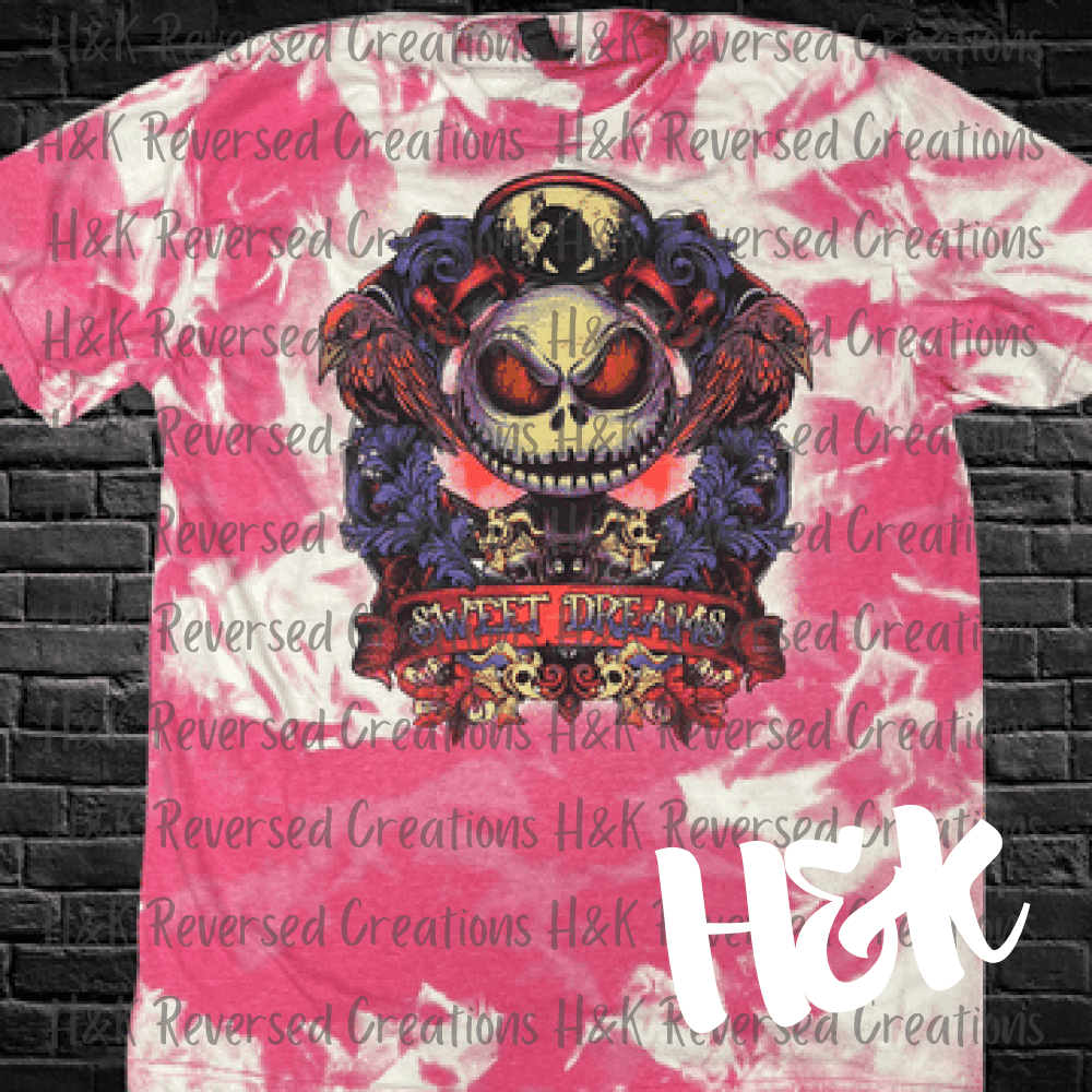 Jack, Sweet Dreams, Bleached tee - H&K Reversed Creations