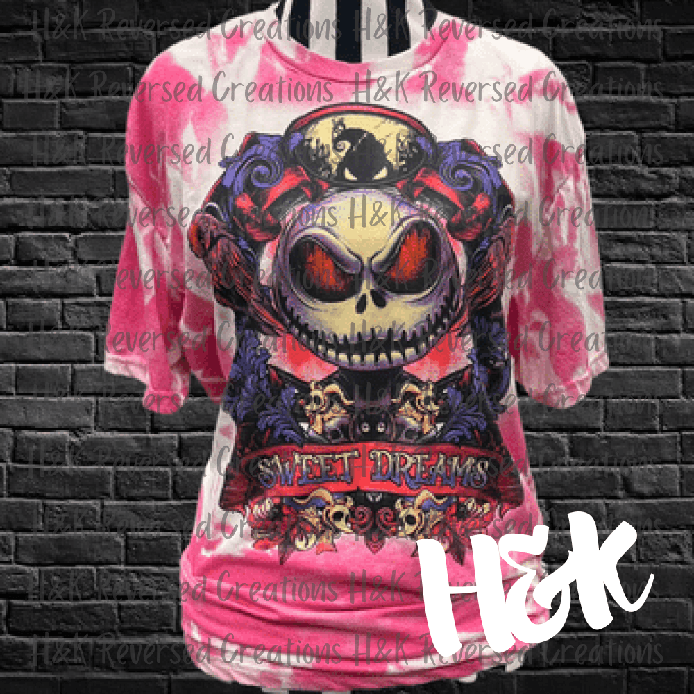 Jack, Sweet Dreams, Bleached tee - H&K Reversed Creations