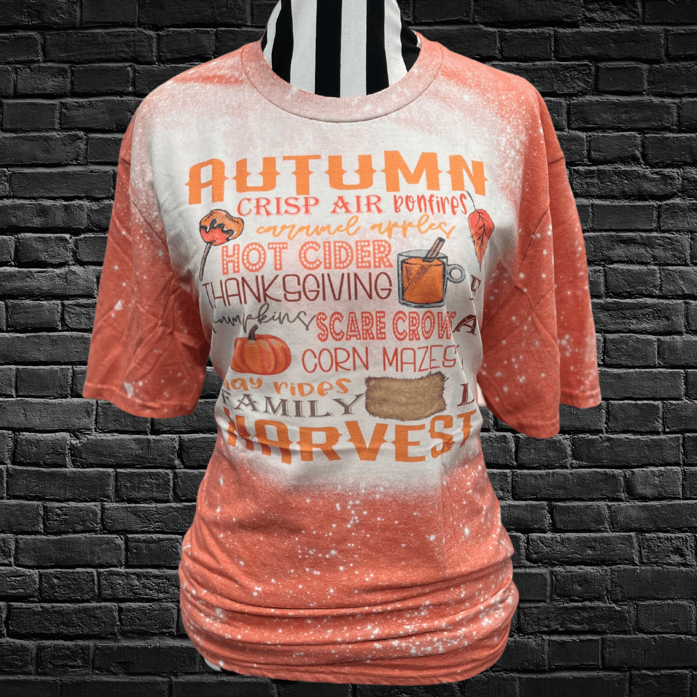 Autumn Bleached Tee - H&K Reversed Creations