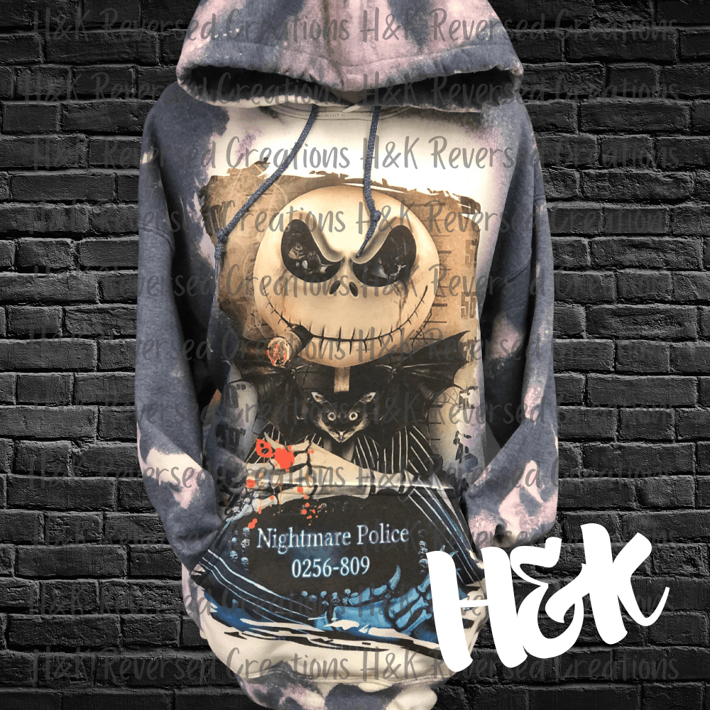 Bleached Jack Hoodie - H&K Reversed Creations