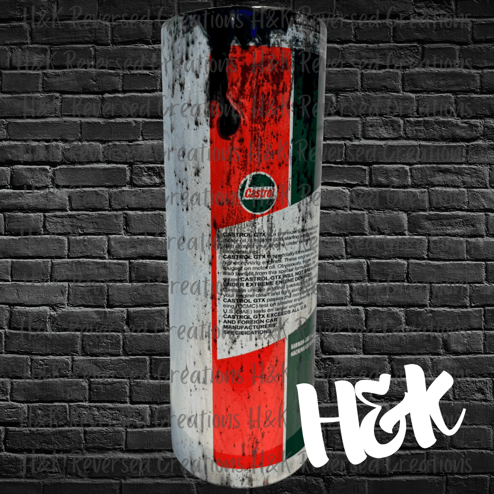 Motor Oil Tumbler - H&K Reversed Creations