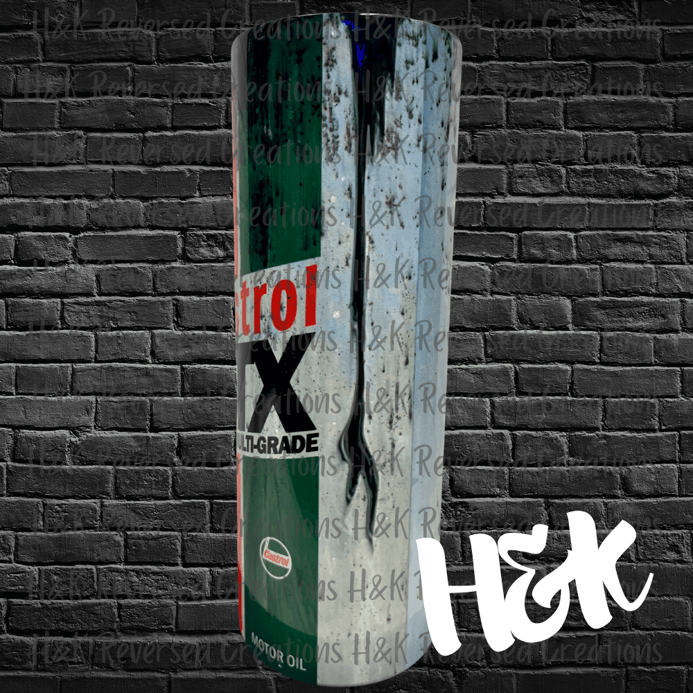 Motor Oil Tumbler - H&K Reversed Creations