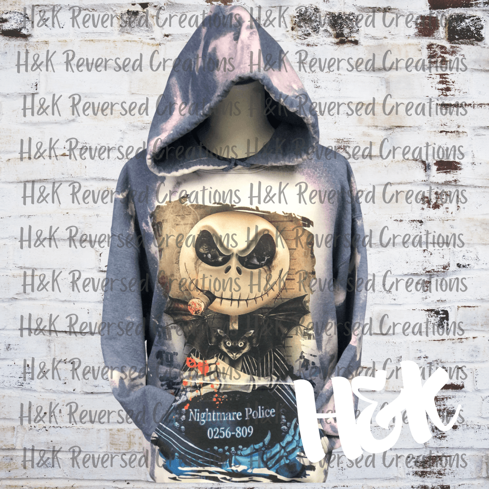 Bleached Jack Hoodie - H&K Reversed Creations