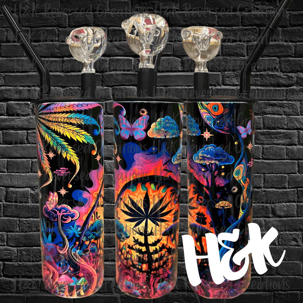 Neon Hookah Tumbler - H&K Reversed Creations