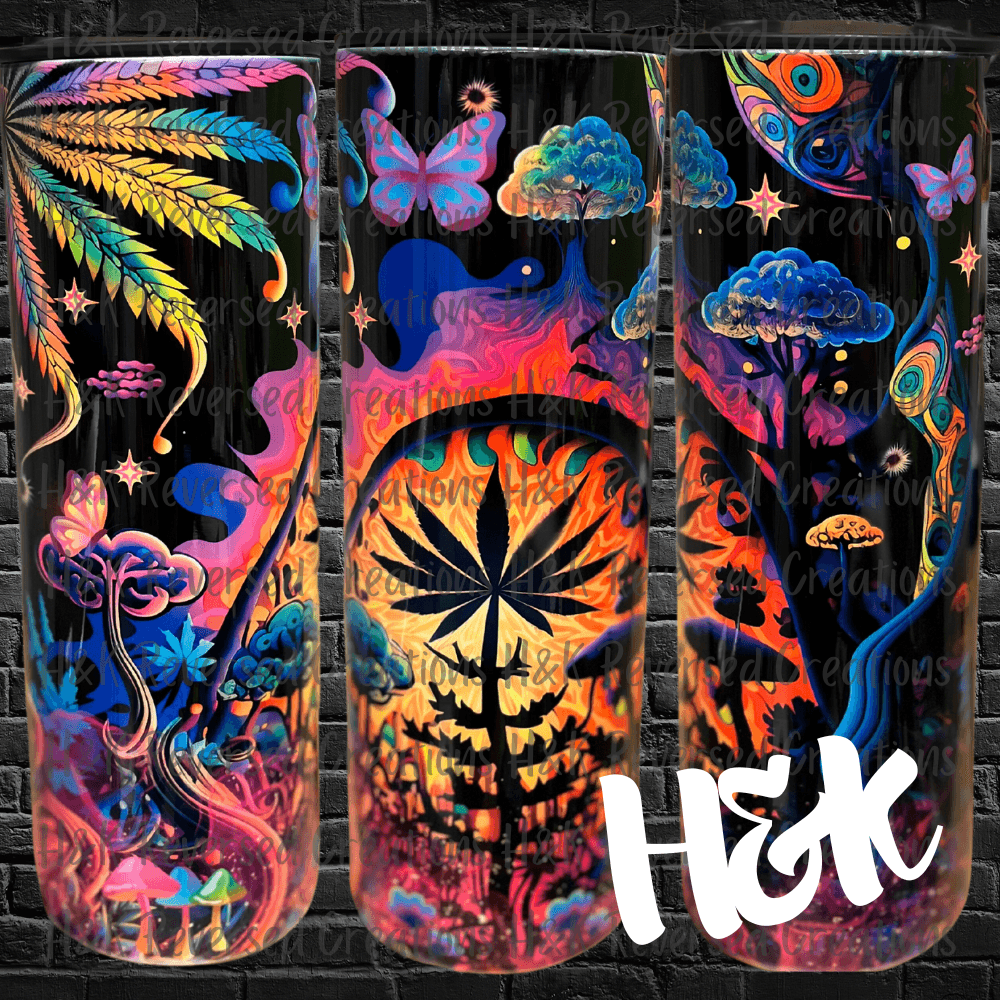 Neon Hookah Tumbler - H&K Reversed Creations