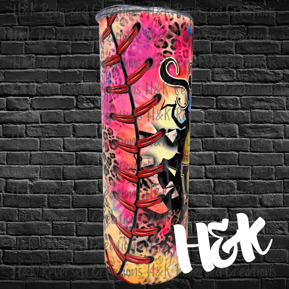 Softball Life Tumbler - H&K Reversed Creations