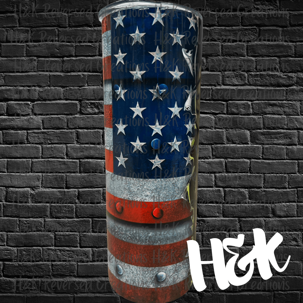Firefighter Tumbler - H&K Reversed Creations