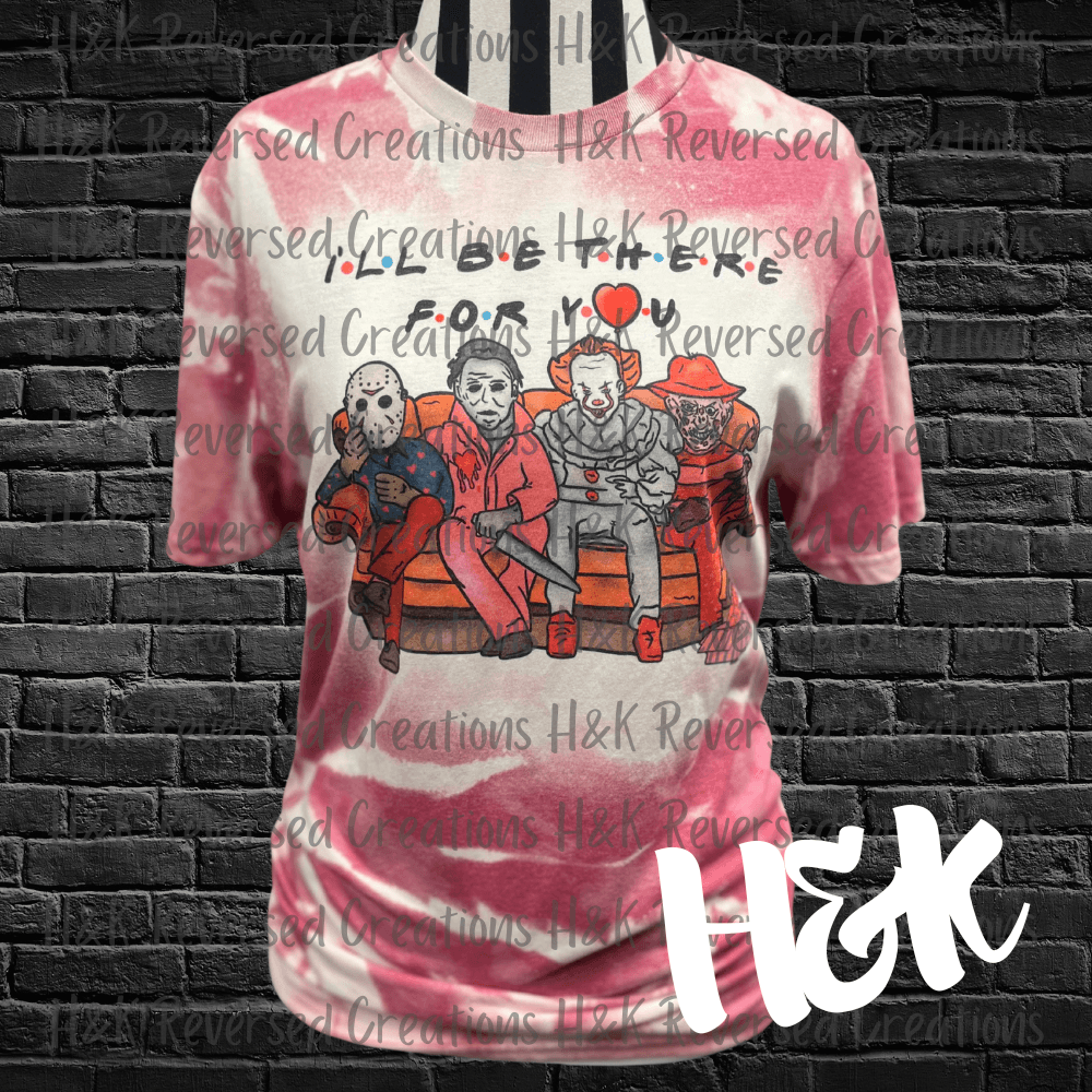 Horror Couch Bleached Tee - H&K Reversed Creations