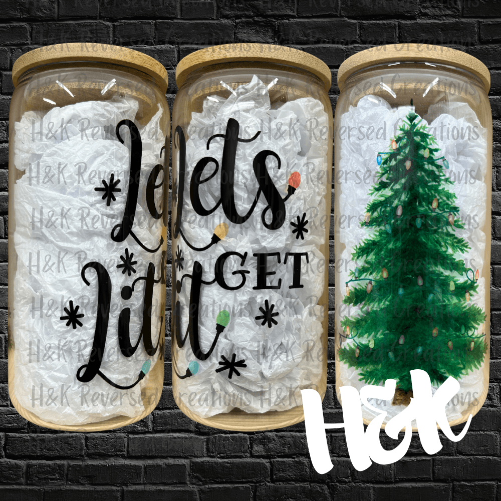 Lets Get Lit Glass Can - H&K Reversed Creations