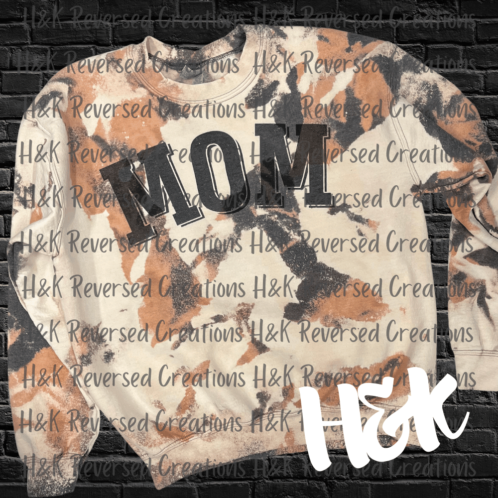 Mom Cowhide Crewneck - H&K Reversed Creations