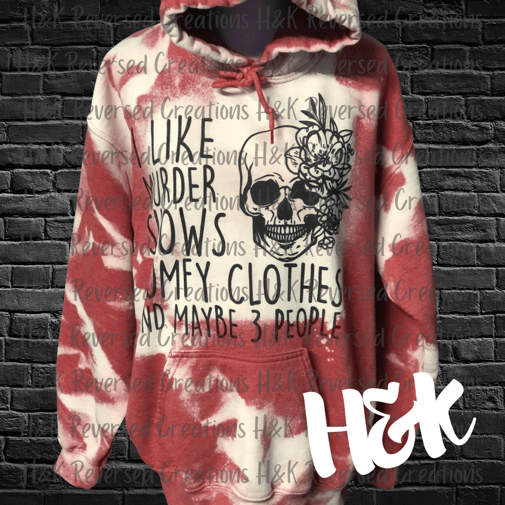 Murder Shows And Comfy Clothes Hoodie - H&K Reversed Creations