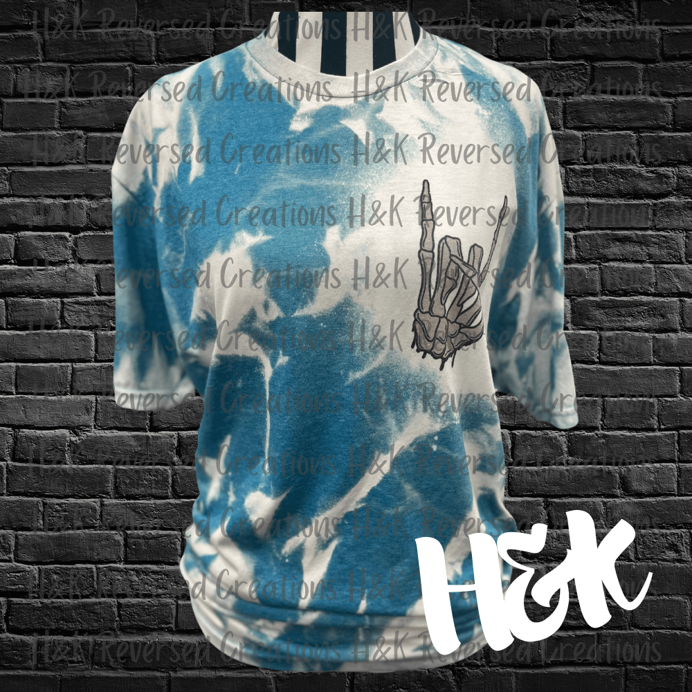 No Feelings Bleached Tee - H&K Reversed Creations