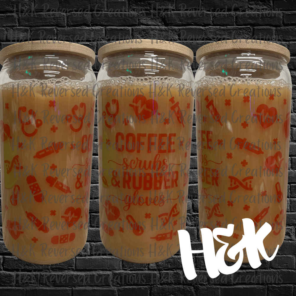 Nurse Glass Can - H&K Reversed Creations