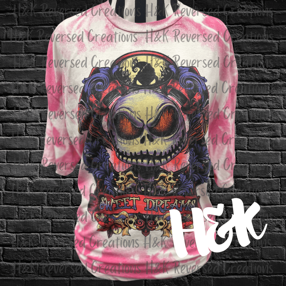 Jack, Sweet Dreams, Bleached tee - H&K Reversed Creations