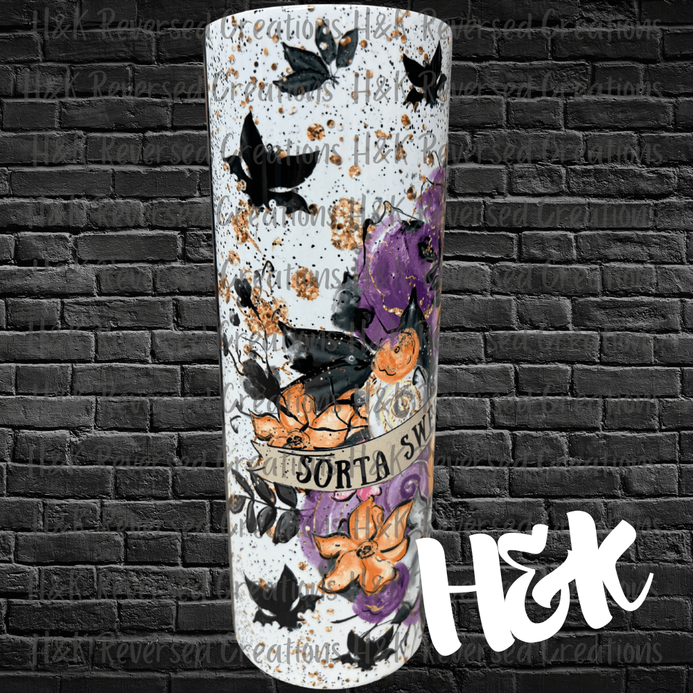 Sorta Sweet Sorta Spooky Tumbler - H&K Reversed Creations