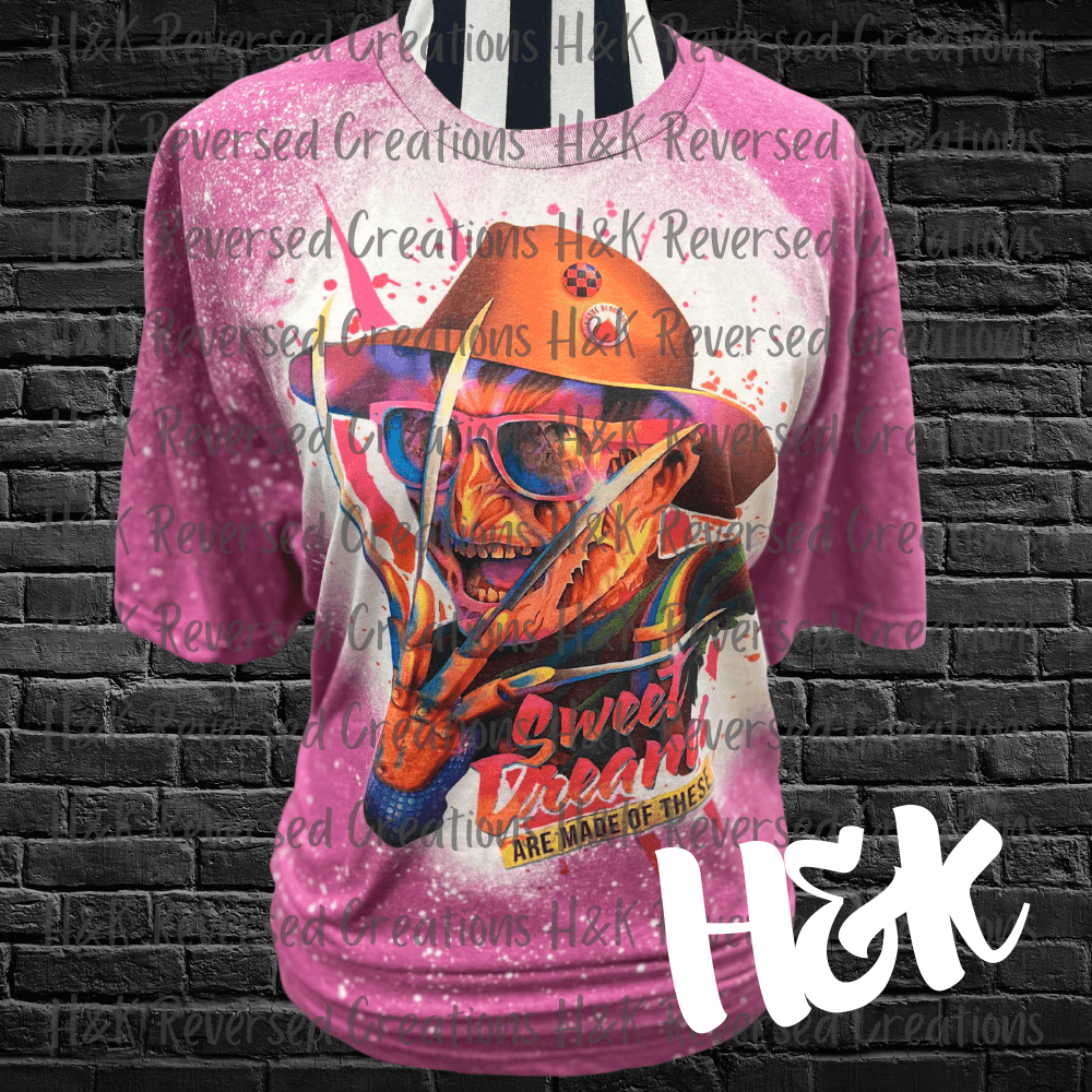 Bleached Freddy sweet dreams are made of these shirt - H&K Reversed Creations