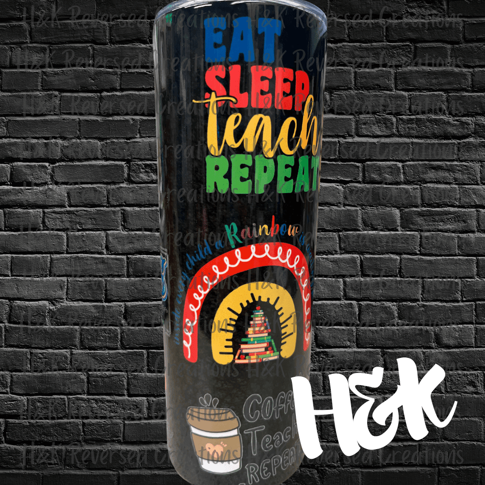 Teach Love Inspire Tumbler - H&K Reversed Creations