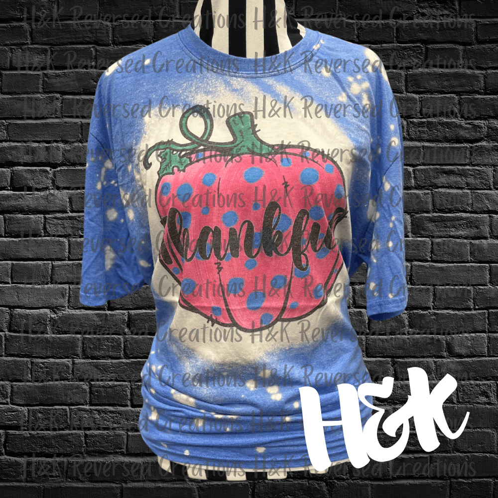 Thankful Bleached Tee - H&K Reversed Creations