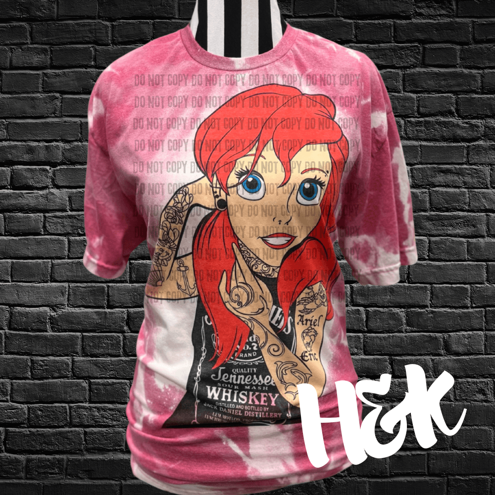 Punk Ariel Bleached Tee