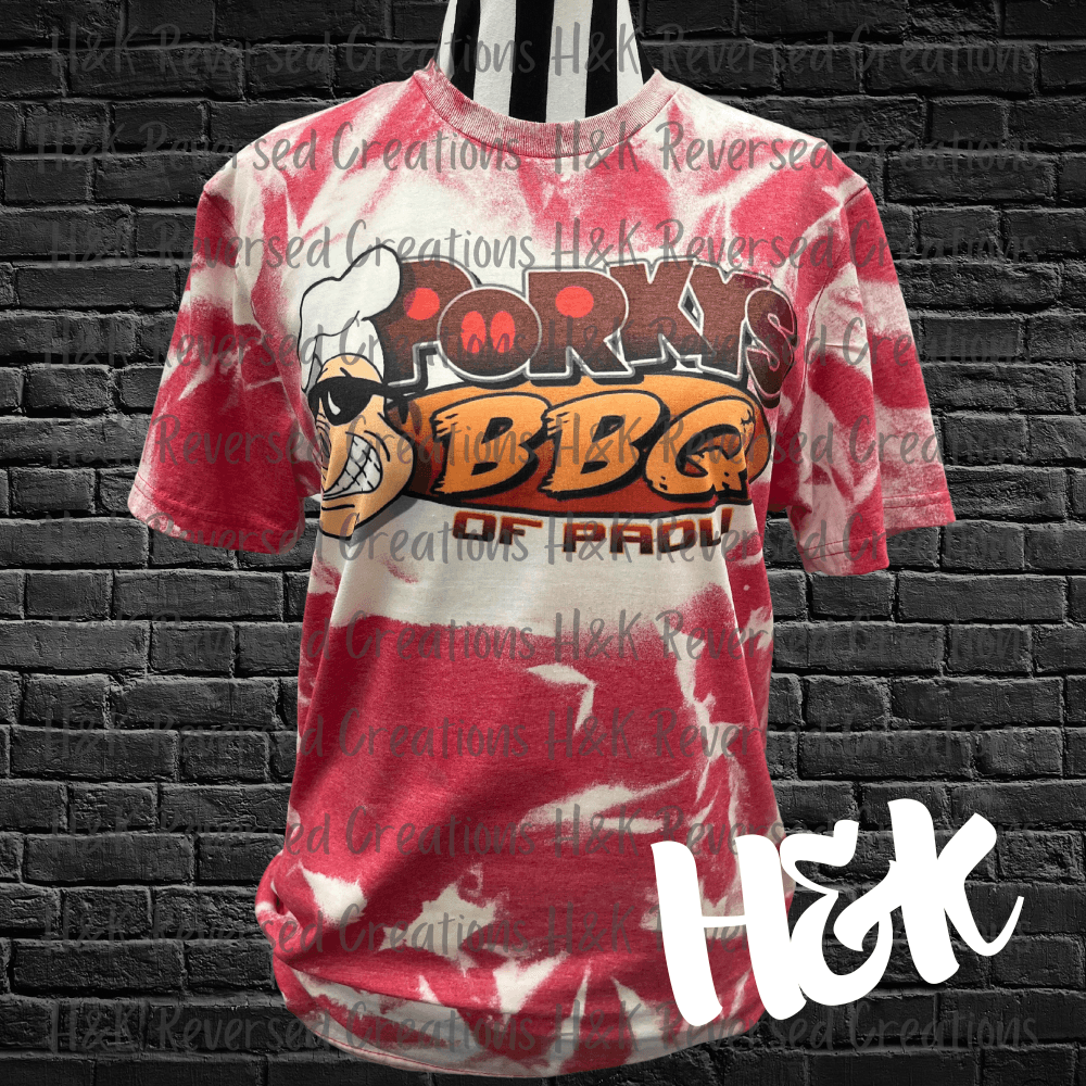 Porky's Bleached Tee - H&K Reversed Creations 