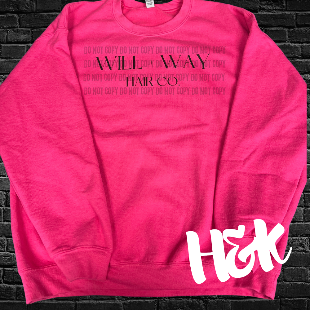 HairByJenna Crewneck Sweatshirt