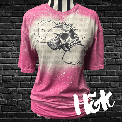 Dreamer Bleached Tee - H&K Reversed Creations 