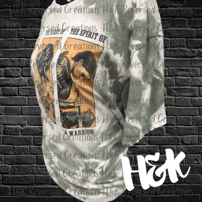 Gypsy Hippie Warrior Bleached Tee - H&K Reversed Creations 