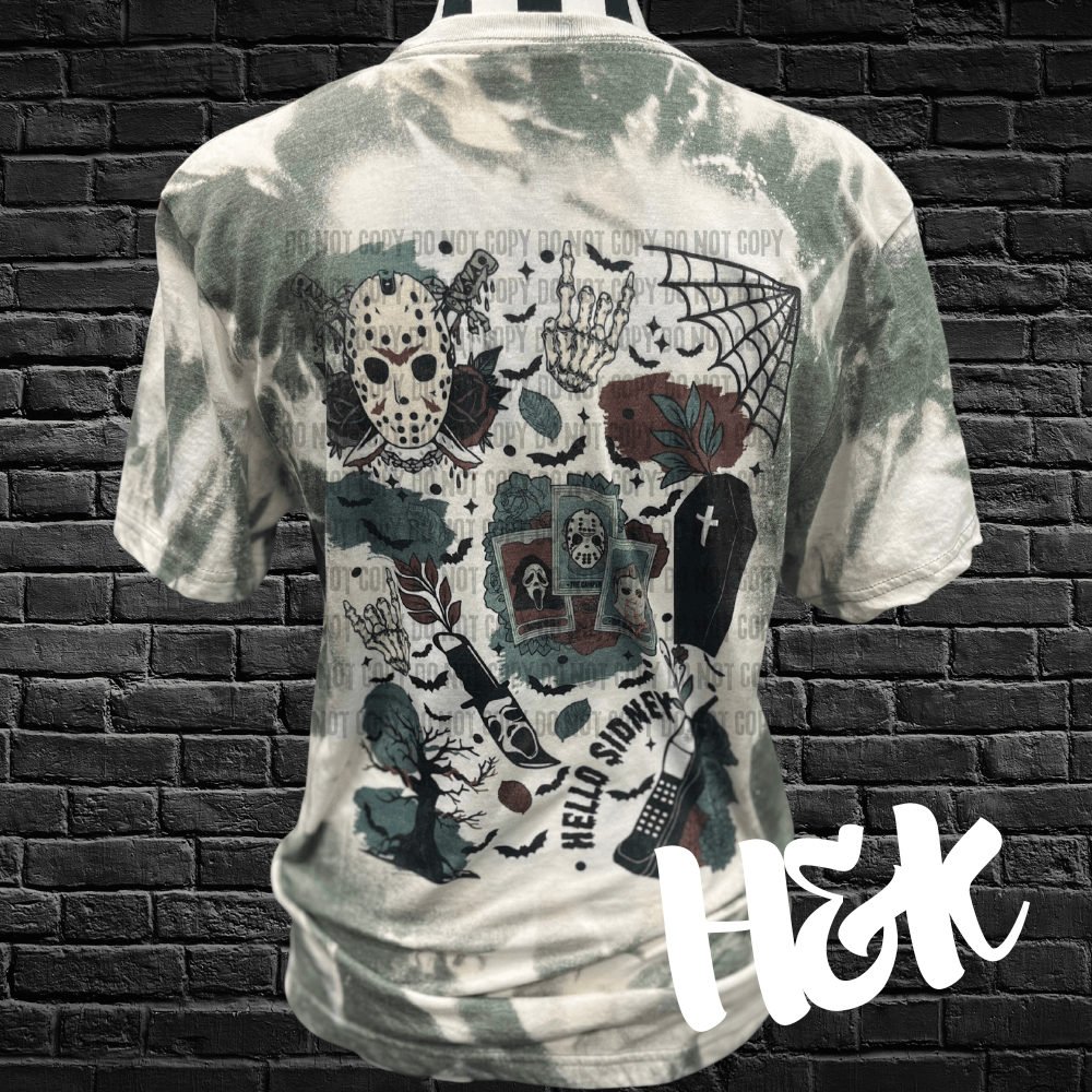 Hello Sidney Bleached Tee - H&K Reversed Creations 