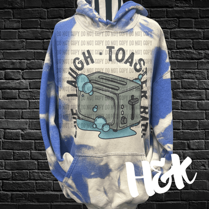 Toaster Bath Bleached Hoodie