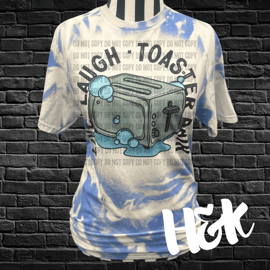 Toaster Bath Bleached Tee