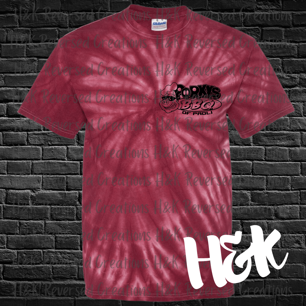 Porky's Tie Dye T-Shirt - H&K Reversed Creations 