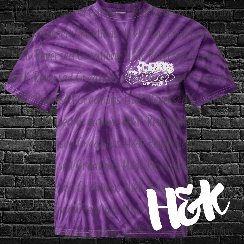 Porky's Tie Dye T-Shirt - H&K Reversed Creations 